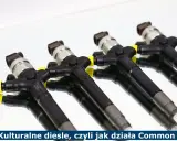 Wtryskiwacze Common Rail w rzędzie, kluczowy element nowoczesnych silników diesla.