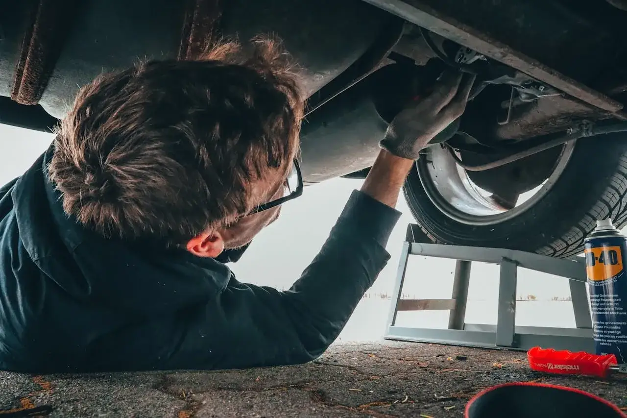 Fuel leak under car