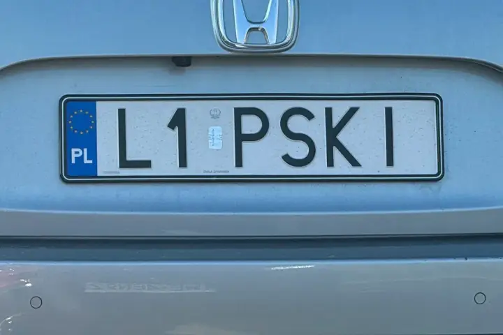 Tablica rejestracyjna L1 PSKI.
